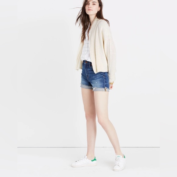 Madewell Sweaters - Madewell Shawl-Collar Crop Cardigan Sweater Size Small